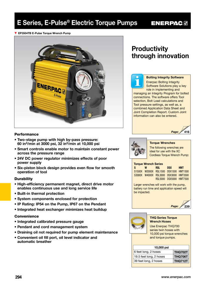 ENERPAC - Industrial Tools Nº: 21043 - Página 296