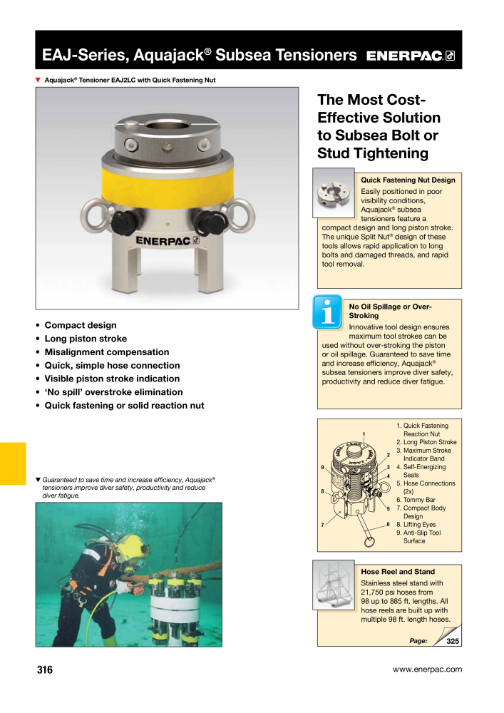 ENERPAC - Industrial Tools NO.: 21043 - Page 318