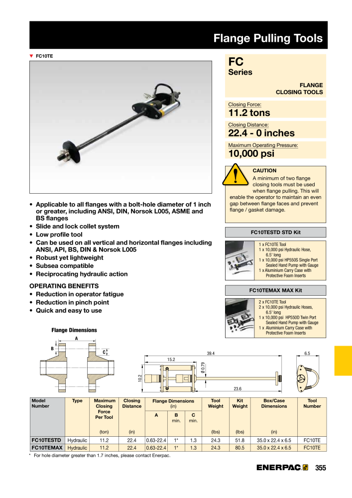 ENERPAC - Industrial Tools NR.: 21043 - Pagina 357