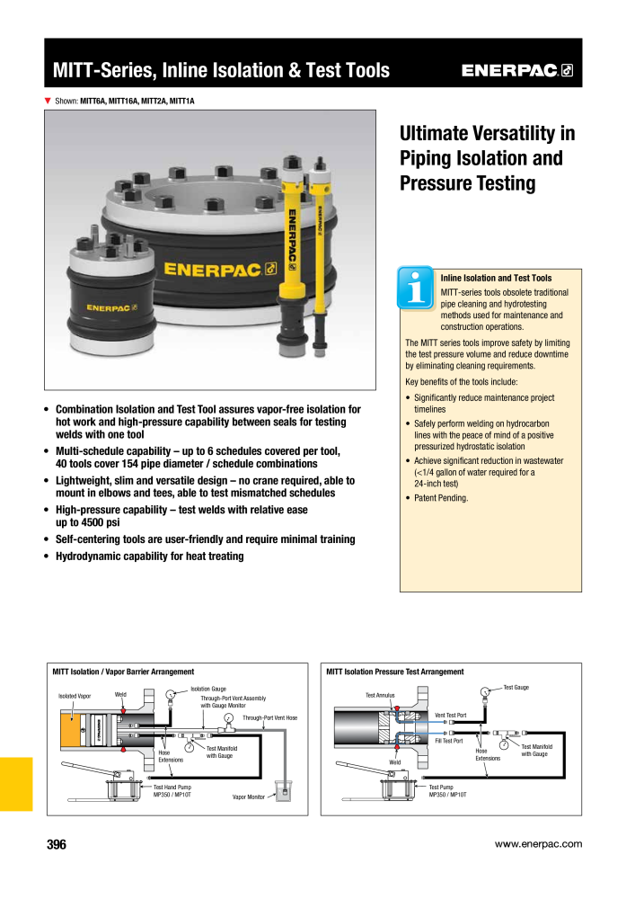 ENERPAC - Industrial Tools Č. 21043 - Strana 398