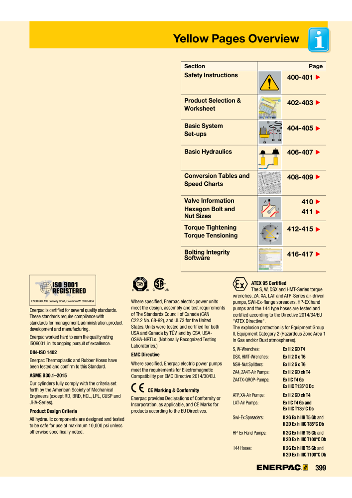 ENERPAC - Industrial Tools NO.: 21043 - Page 401