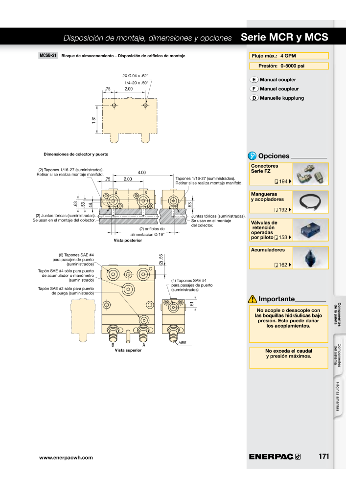 ENERPAC - Workholding ES Nº: 21044 - Página 171