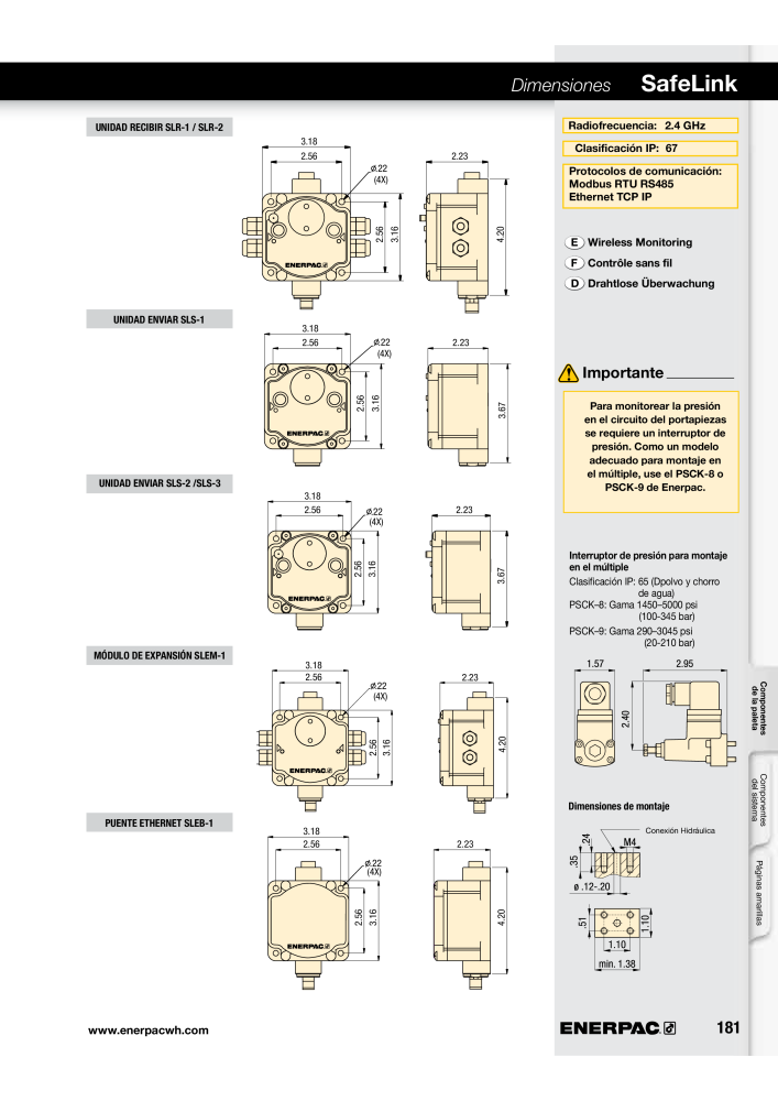 ENERPAC - Workholding ES Nº: 21044 - Página 181