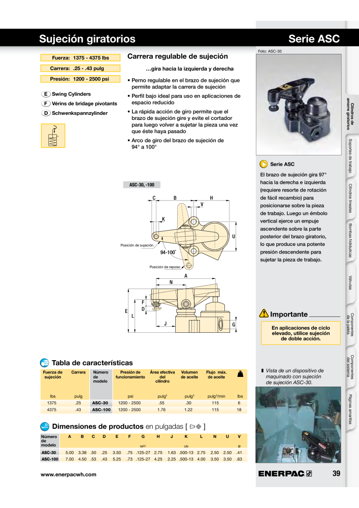 ENERPAC - Workholding ES Nº: 21044 - Página 39