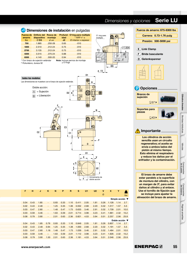 ENERPAC - Workholding ES Nº: 21044 - Página 55