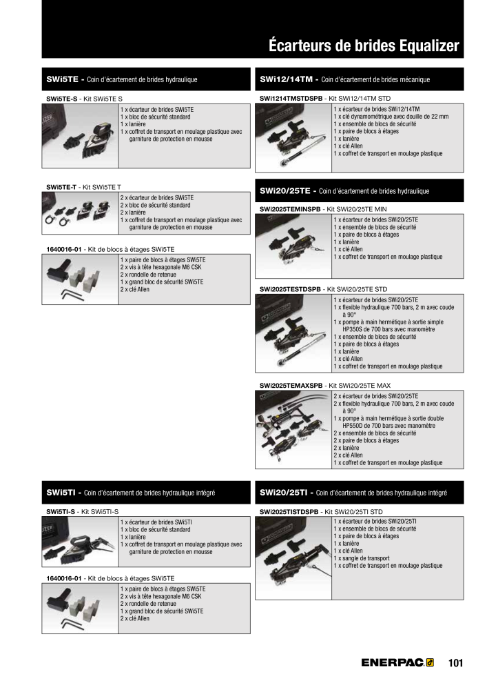 ENERPAC - Outils de Serrage NO.: 21047 - Page 103