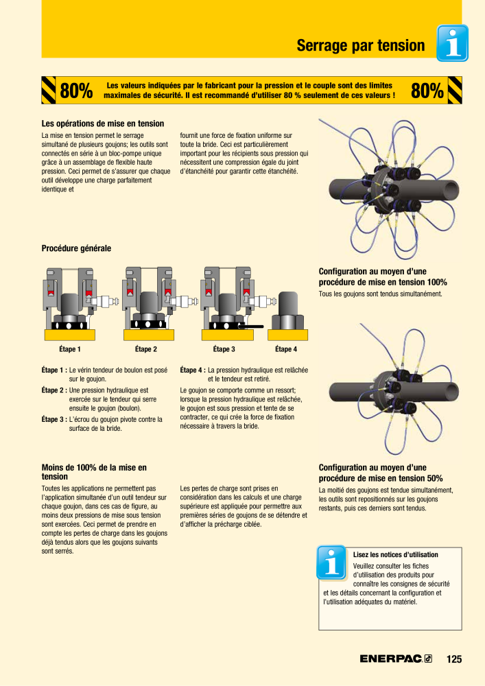 ENERPAC - Outils de Serrage NO.: 21047 - Page 127