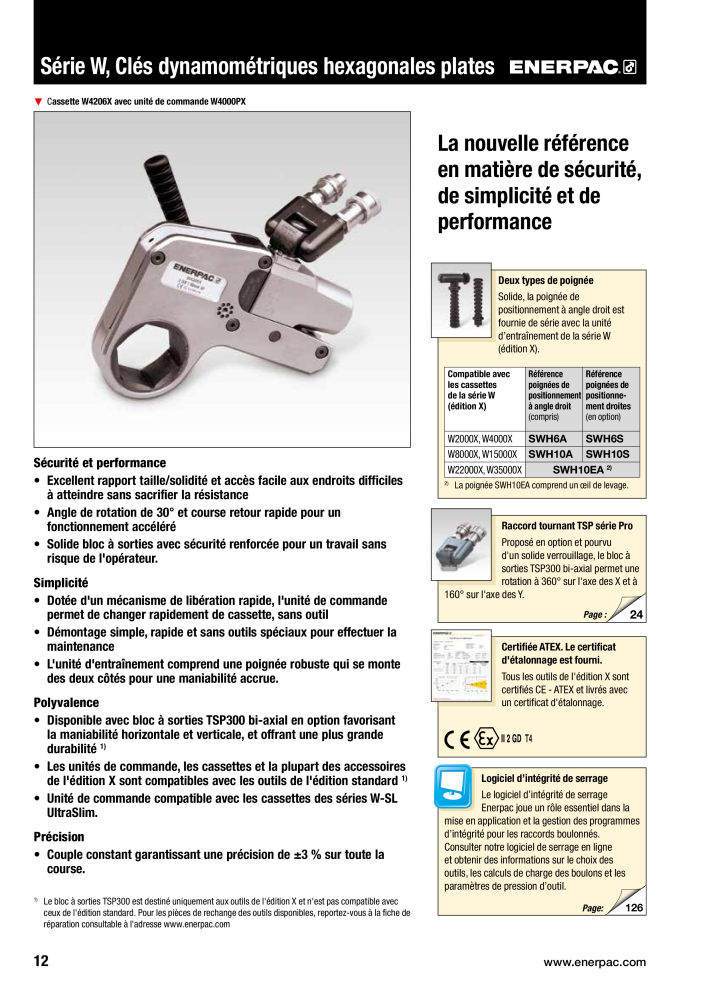 ENERPAC - Outils de Serrage Nb. : 21047 - Page 14