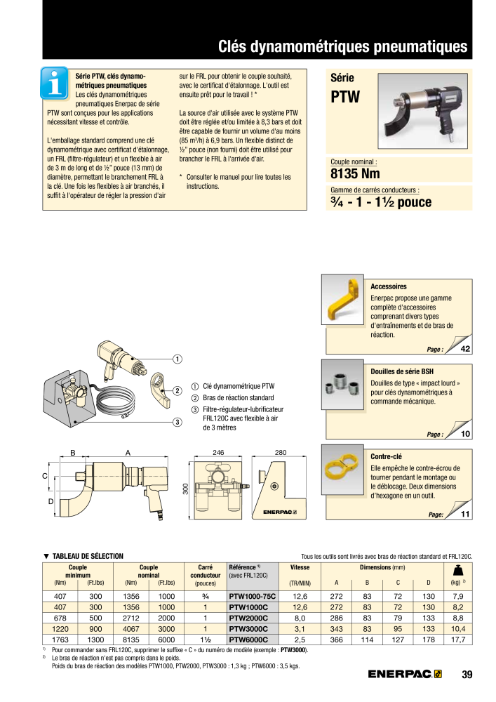 ENERPAC - Outils de Serrage Nº: 21047 - Página 41