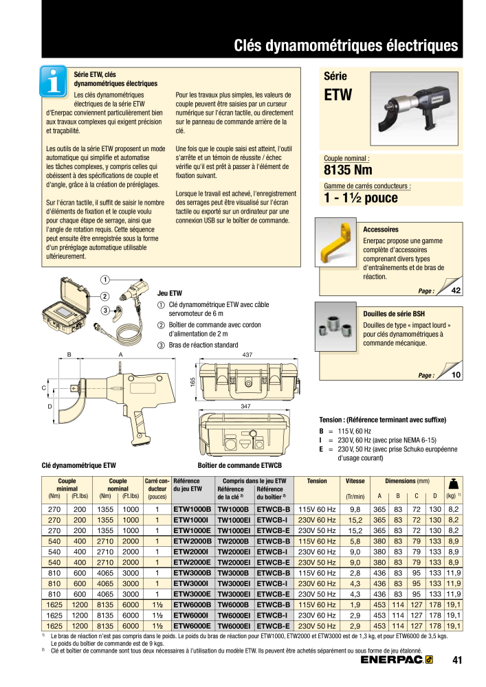 ENERPAC - Outils de Serrage n.: 21047 - Pagina 43