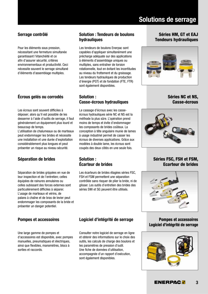 ENERPAC - Outils de Serrage Nb. : 21047 - Page 5