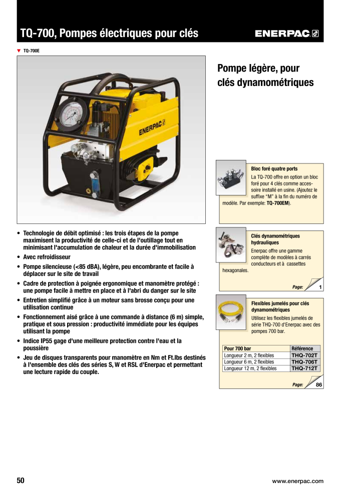 ENERPAC - Outils de Serrage Nb. : 21047 - Page 52