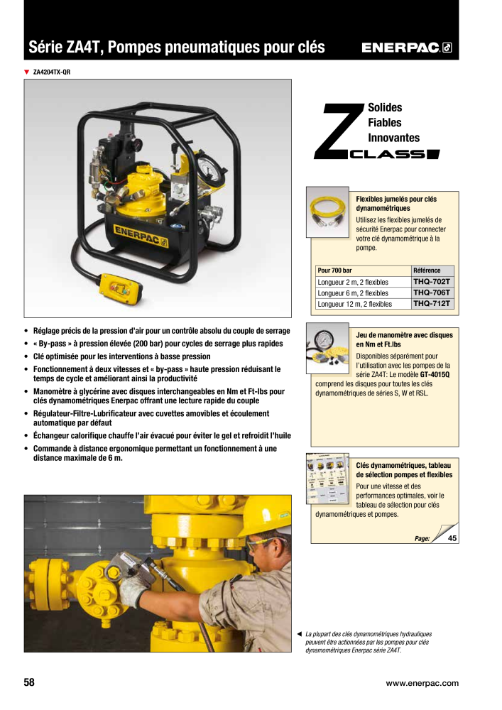 ENERPAC - Outils de Serrage Nb. : 21047 - Page 60