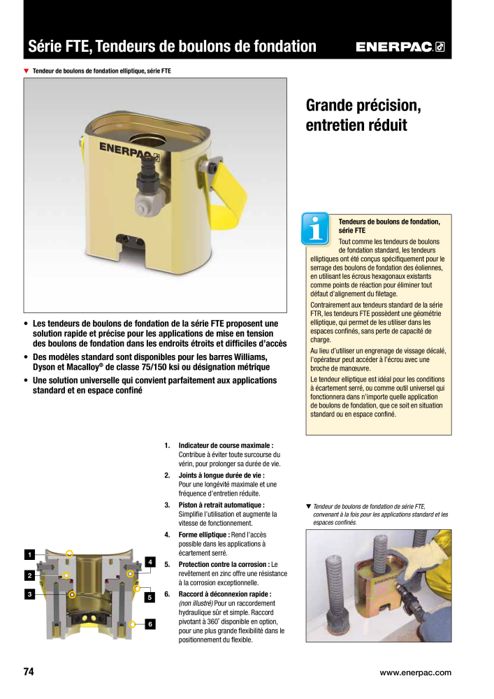 ENERPAC - Outils de Serrage Nb. : 21047 - Page 76