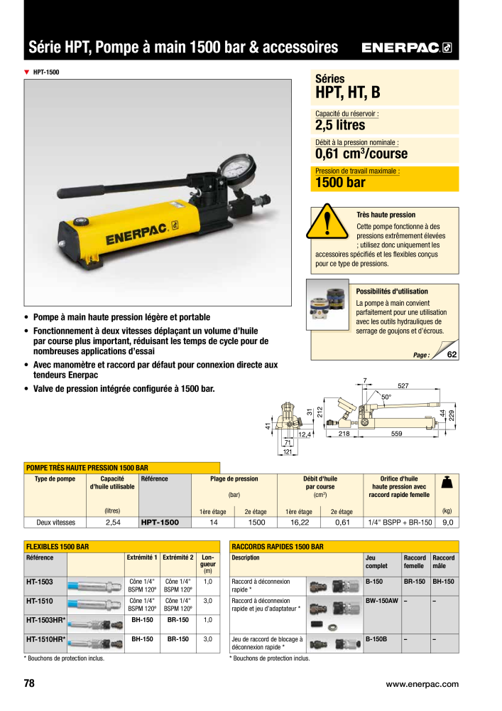 ENERPAC - Outils de Serrage NR.: 21047 - Seite 80