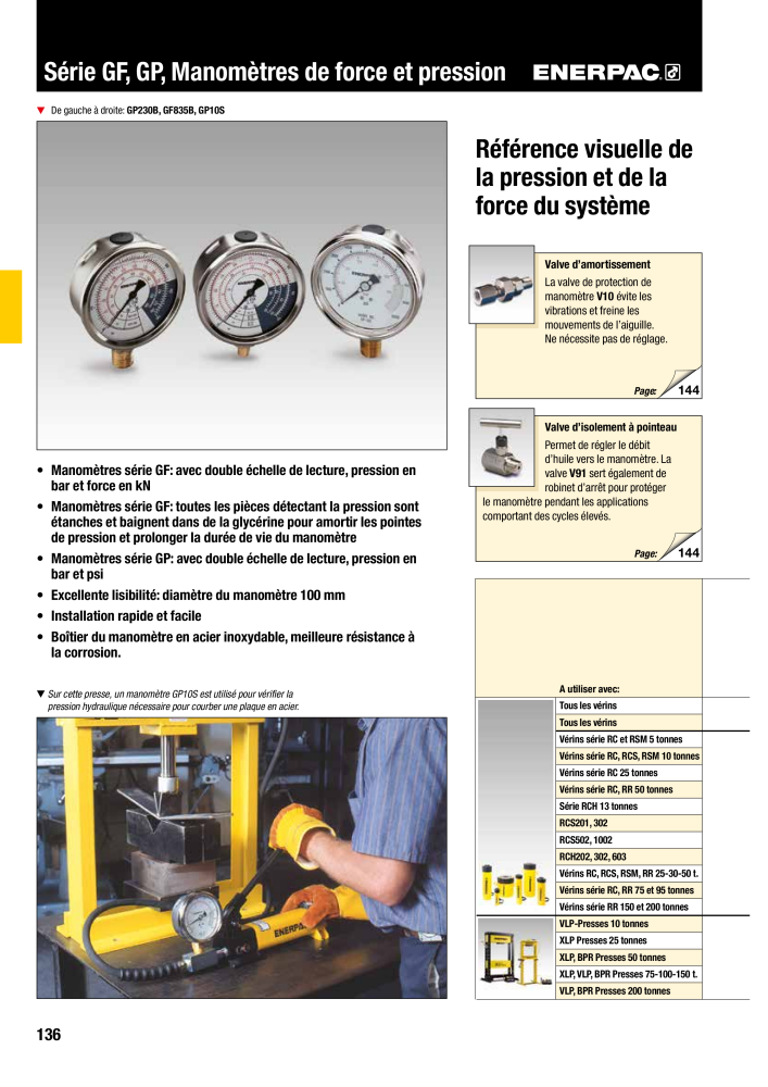 ENERPAC - Outillages Industriels Nb. : 21048 - Page 138