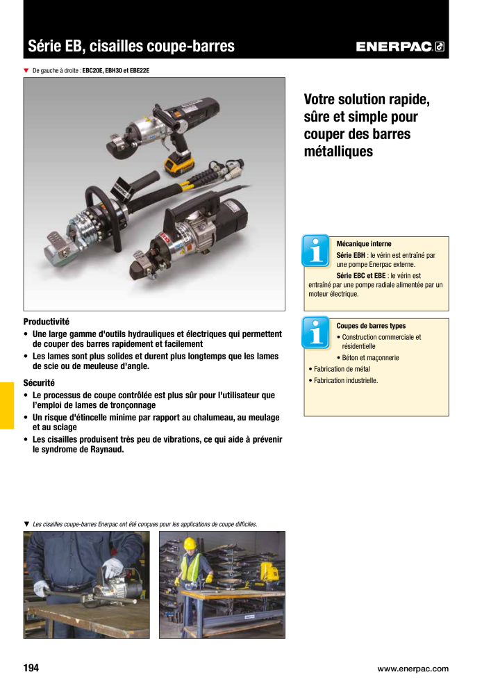 ENERPAC - Outillages Industriels Nb. : 21048 - Page 196