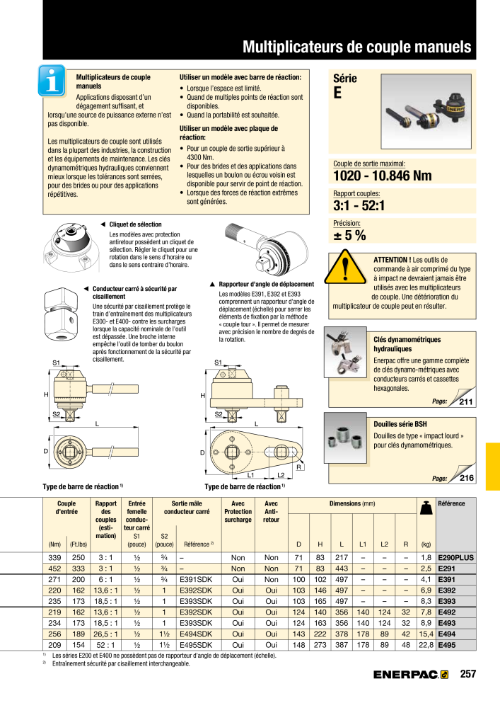 ENERPAC - Outillages Industriels n.: 21048 - Pagina 259