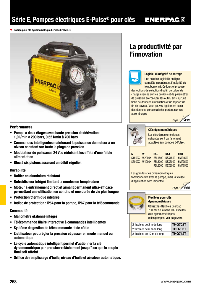 ENERPAC - Outillages Industriels Nb. : 21048 - Page 270