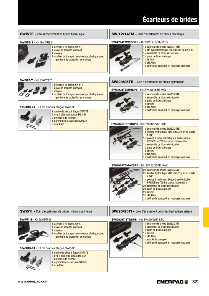 ENERPAC - Outillages Industriels Č. 21048 - Strana 323