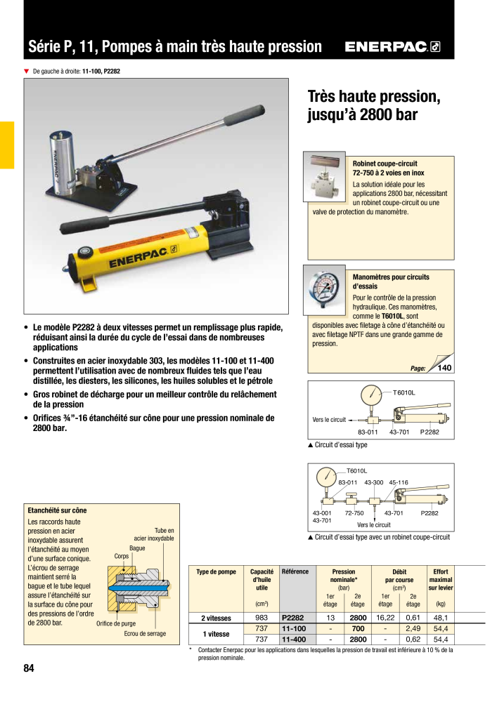 ENERPAC - Outillages Industriels Nb. : 21048 - Page 86