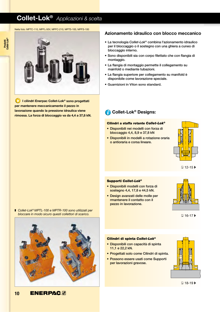 ENERPAC - Sistemi di Bloccaggio Oleodinamico n.: 21049 - Pagina 10