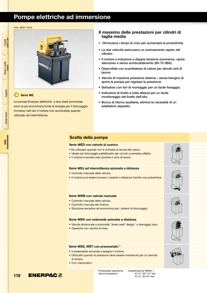 ENERPAC - Sistemi di Bloccaggio Oleodinamico Nº: 21049 - Página 110