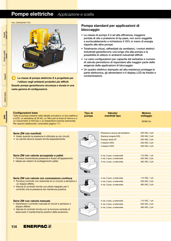 ENERPAC - Sistemi di Bloccaggio Oleodinamico Nº: 21049 - Página 114