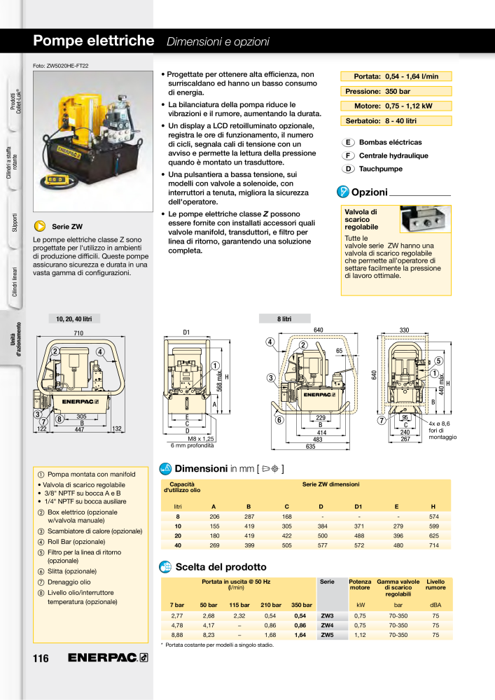 ENERPAC - Sistemi di Bloccaggio Oleodinamico Nº: 21049 - Página 116