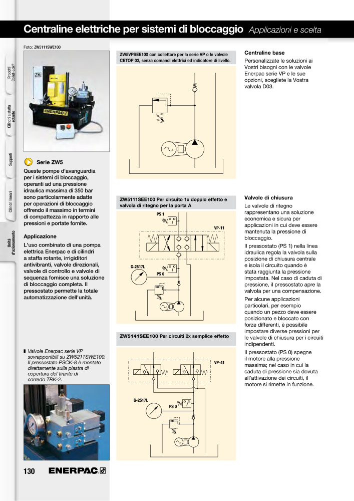 ENERPAC - Sistemi di Bloccaggio Oleodinamico n.: 21049 - Pagina 130