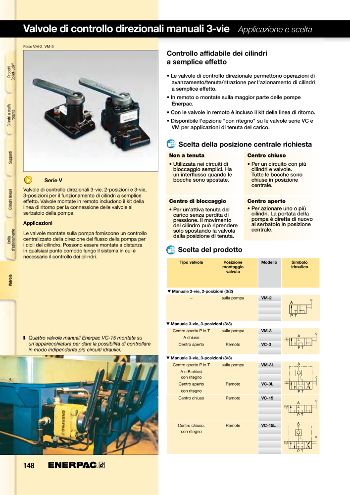 ENERPAC - Sistemi di Bloccaggio Oleodinamico n.: 21049 - Pagina 148