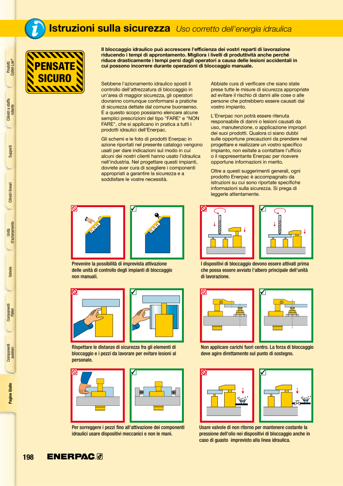 ENERPAC - Sistemi di Bloccaggio Oleodinamico n.: 21049 - Pagina 198