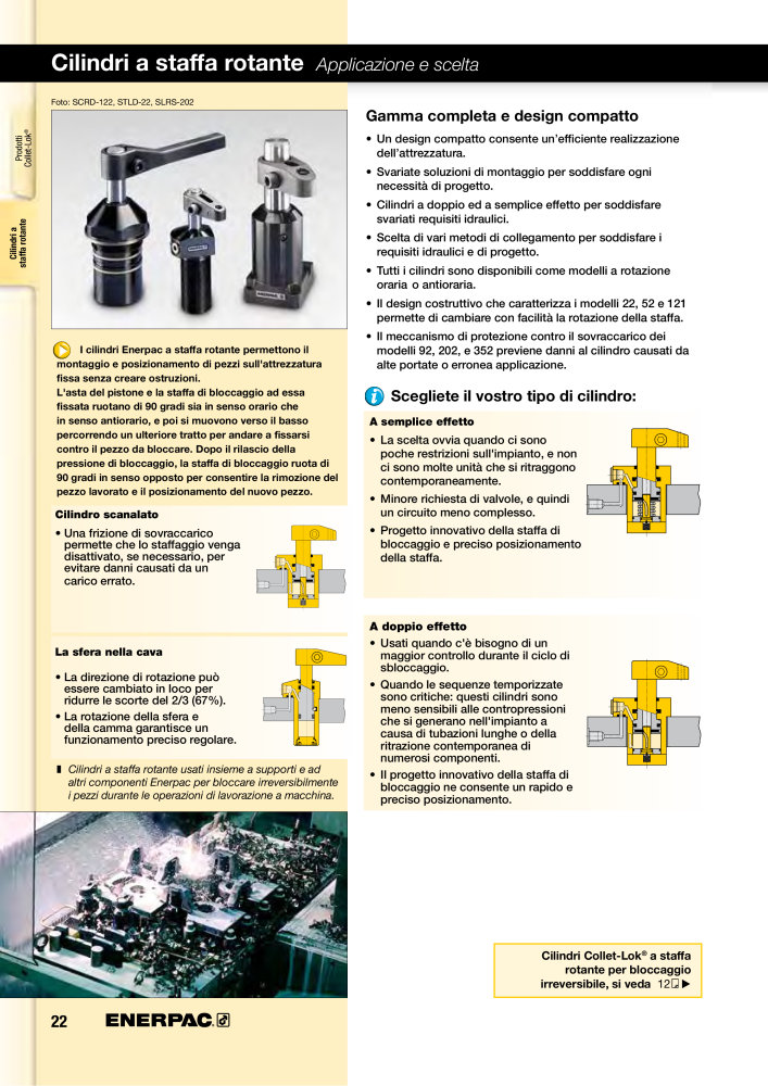 ENERPAC - Sistemi di Bloccaggio Oleodinamico Nº: 21049 - Página 22