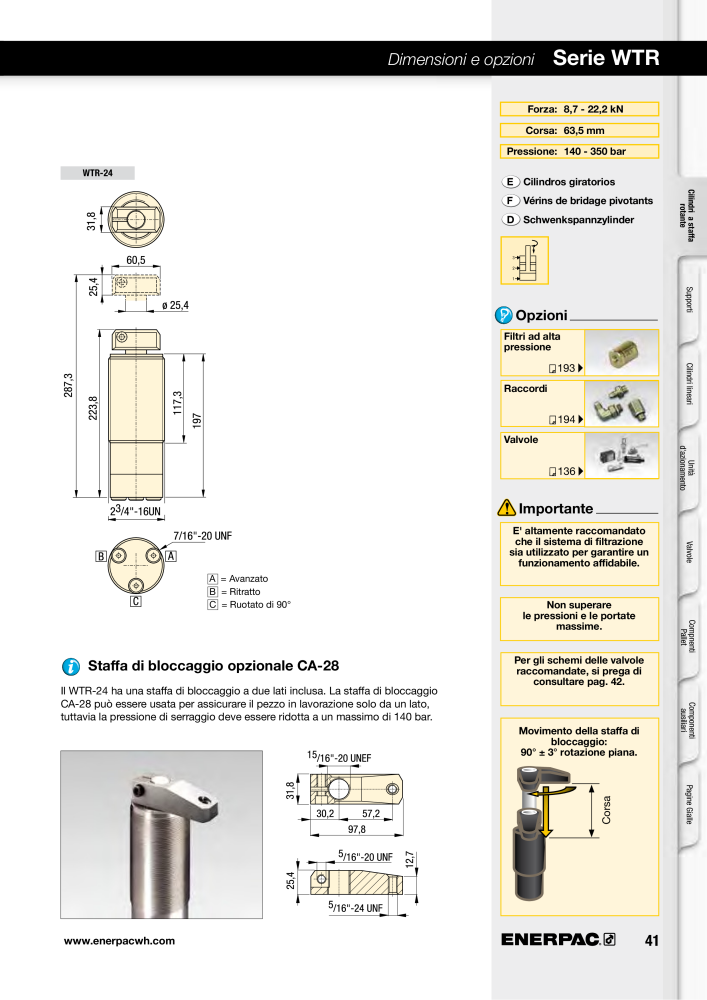 ENERPAC - Sistemi di Bloccaggio Oleodinamico n.: 21049 - Pagina 41