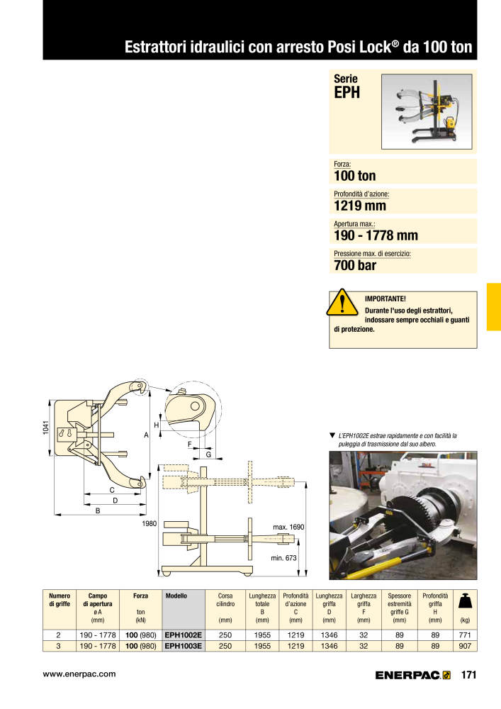 ENERPAC - Attrezzi Industriali Nº: 21051 - Página 173