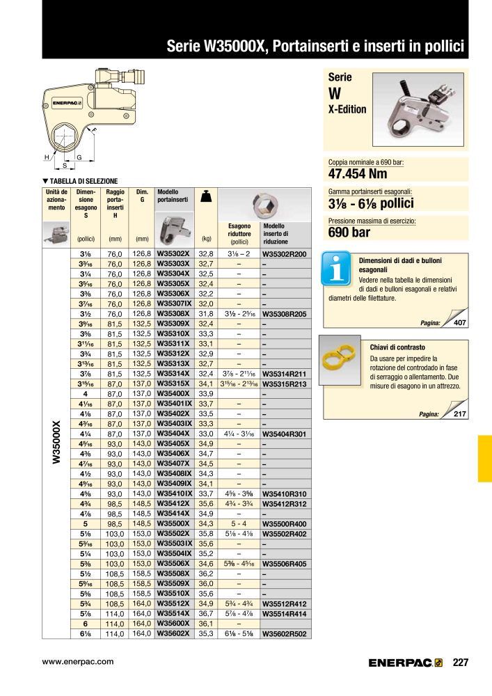 ENERPAC - Attrezzi Industriali Č. 21051 - Strana 229