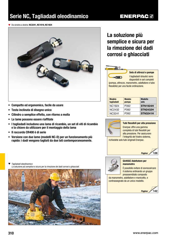 ENERPAC - Attrezzi Industriali Nb. : 21051 - Page 312