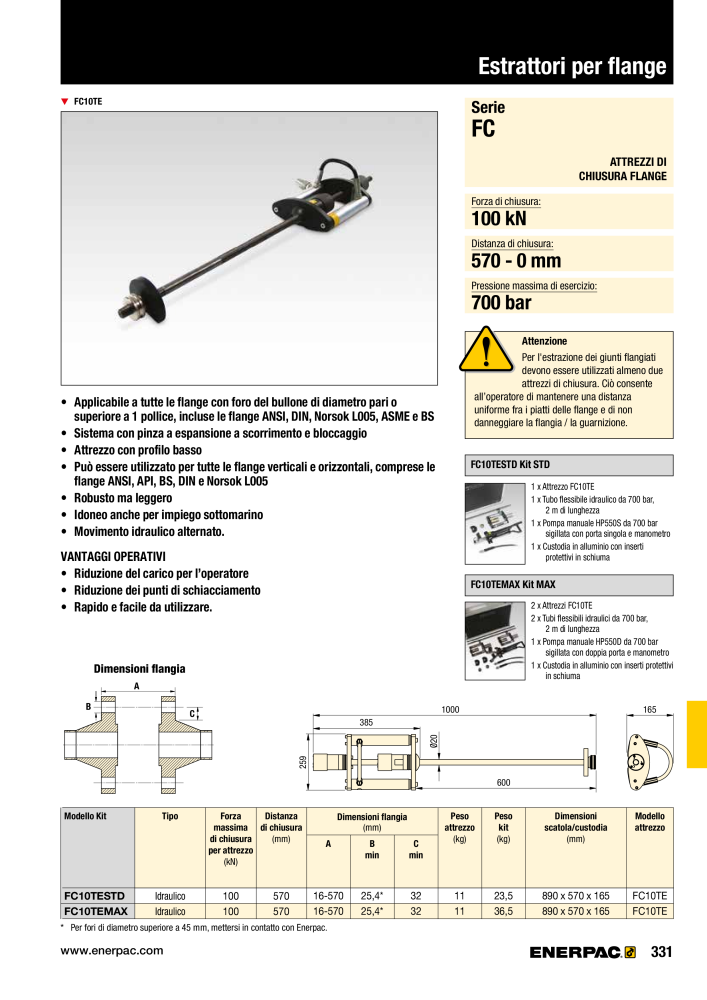 ENERPAC - Attrezzi Industriali NR.: 21051 - Pagina 333