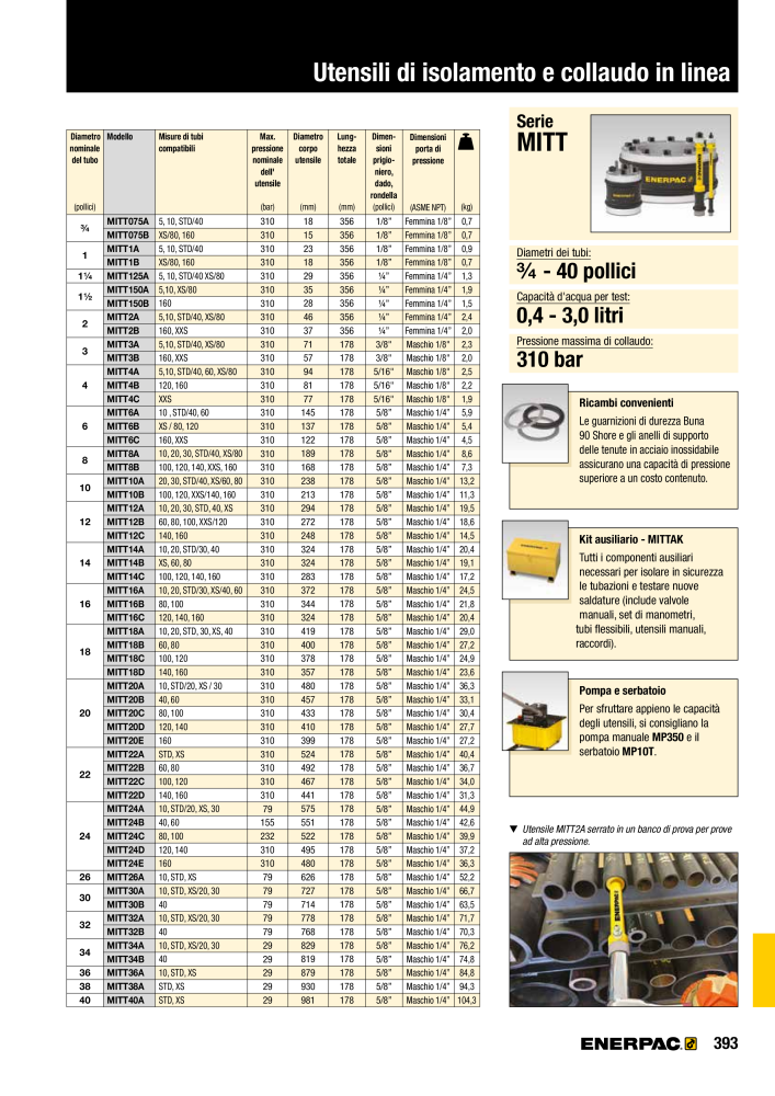 ENERPAC - Attrezzi Industriali n.: 21051 - Pagina 395