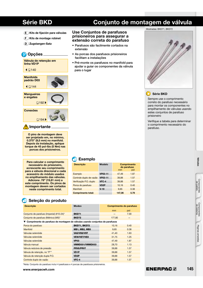 ENERPAC - Workholding PT NO.: 21052 - Page 145