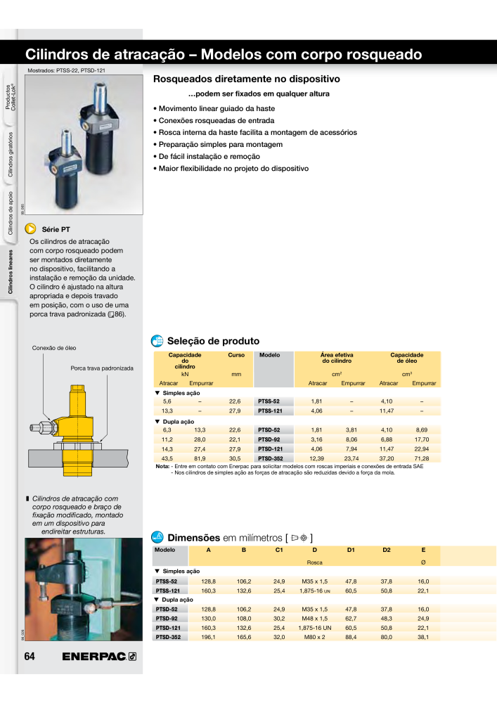 ENERPAC - Workholding PT Nº: 21052 - Página 64