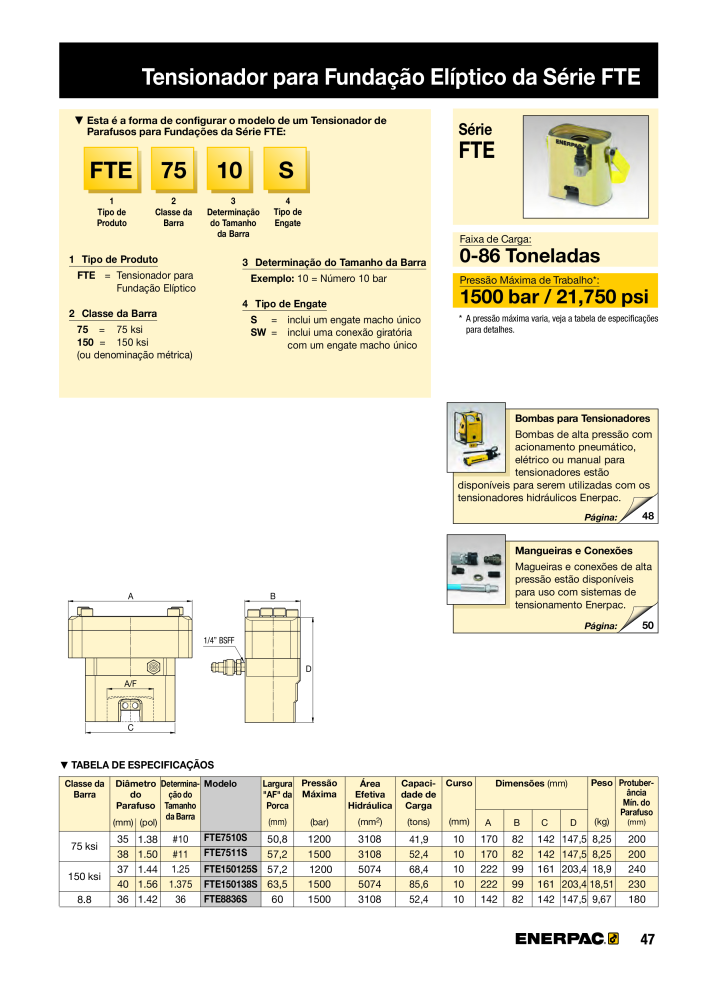 ENERPAC - Bolting Tools PT NO.: 21053 - Page 49