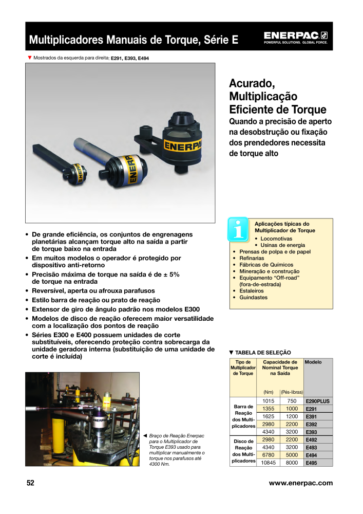 ENERPAC - Bolting Tools PT NO.: 21053 - Page 54