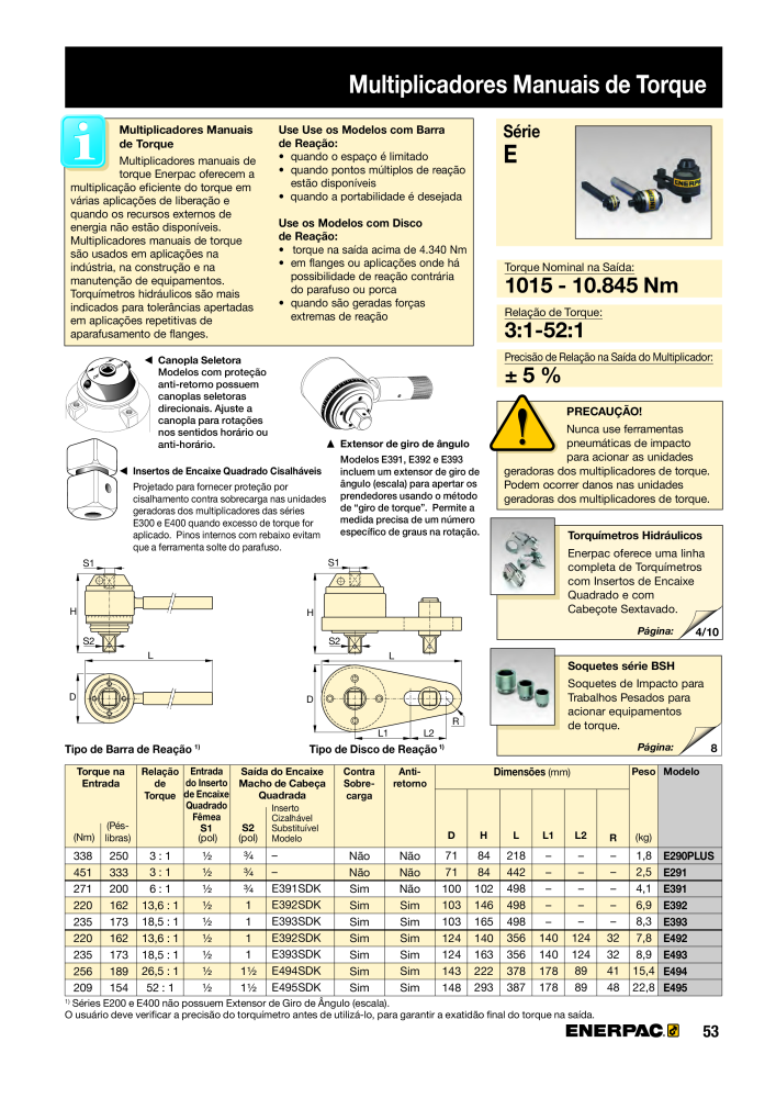 ENERPAC - Bolting Tools PT NO.: 21053 - Page 55