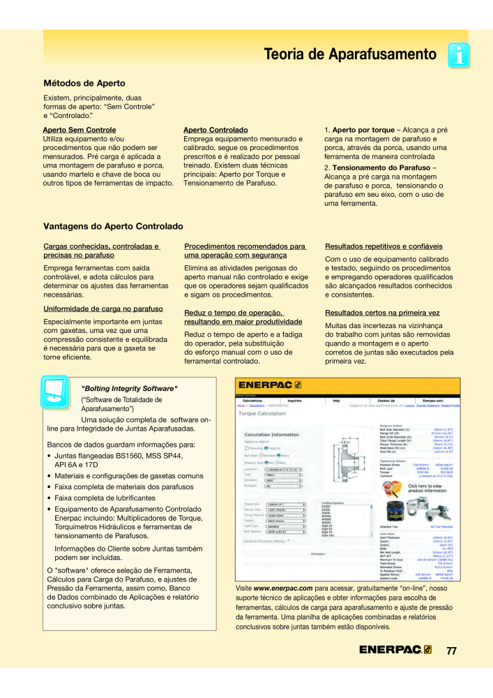 ENERPAC - Bolting Tools PT NO.: 21053 - Page 79