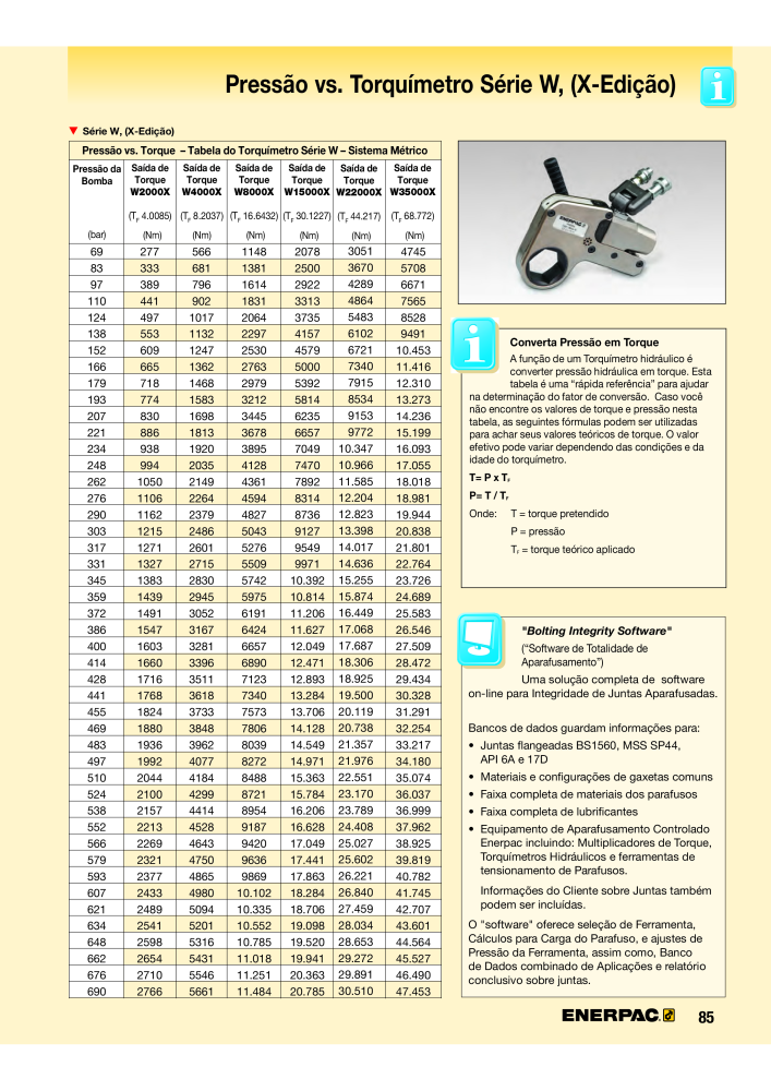 ENERPAC - Bolting Tools PT NO.: 21053 - Page 87