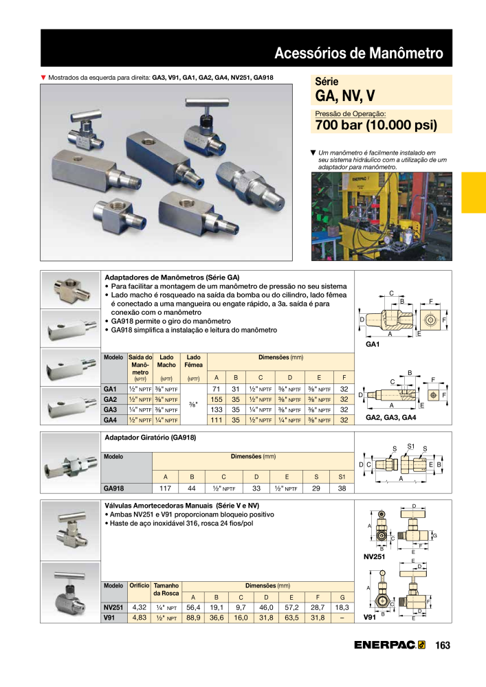 ENERPAC - Industrial Tools PT Nº: 21054 - Página 165