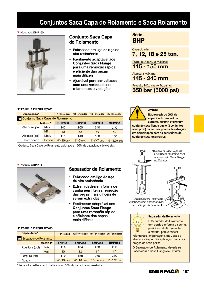 ENERPAC - Industrial Tools PT Nº: 21054 - Página 189