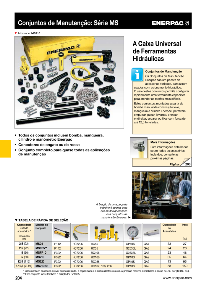 ENERPAC - Industrial Tools PT n.: 21054 - Pagina 206