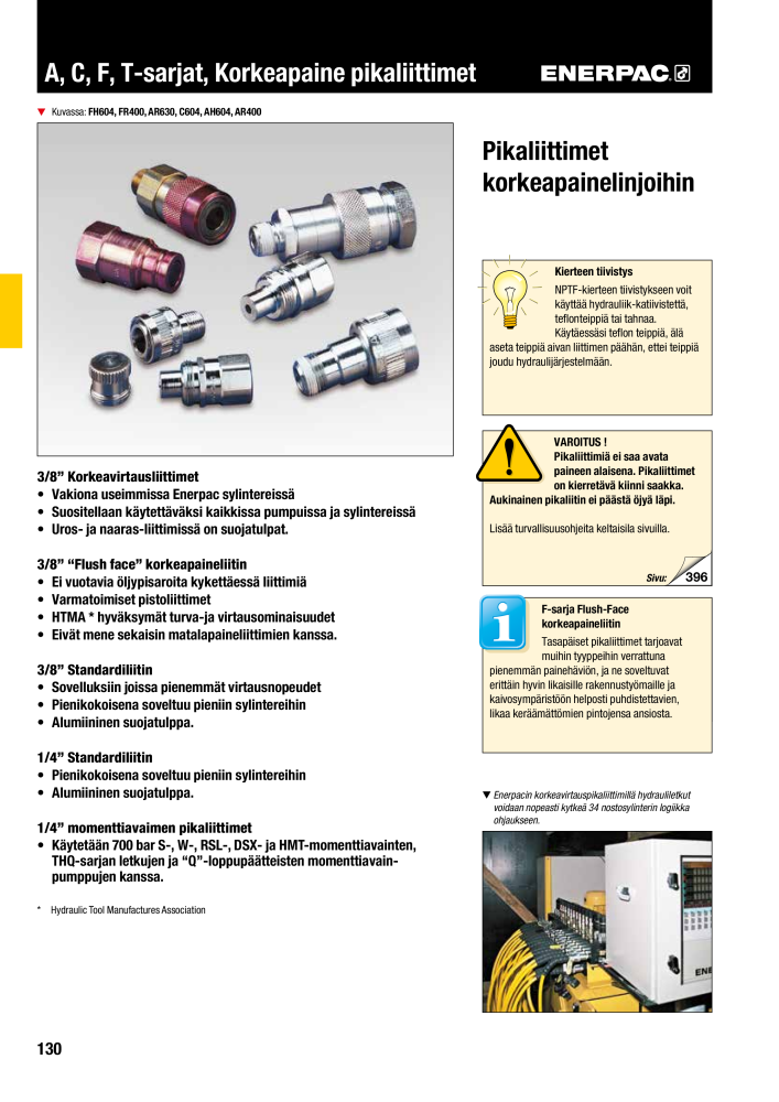 ENERPAC - TEOLLISUUSTYÖKALUT n.: 21056 - Pagina 132